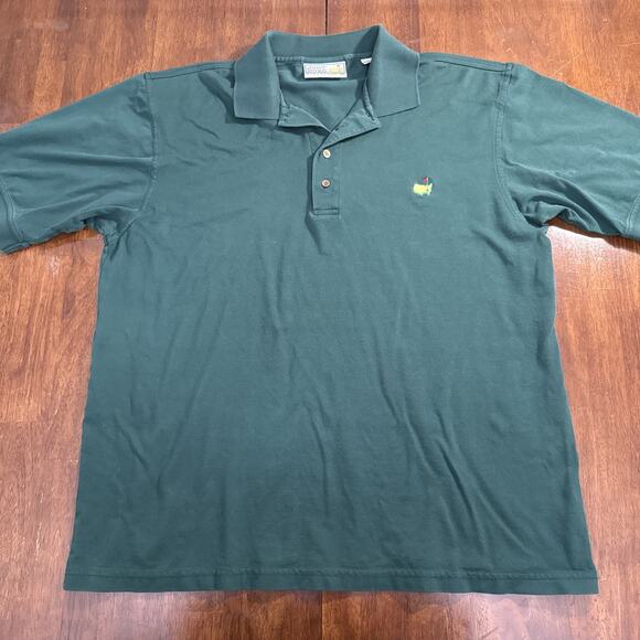 The Masters Augusta National Golf Shop Polo Shirt Men's Size XL Green - Picture 1 of 9